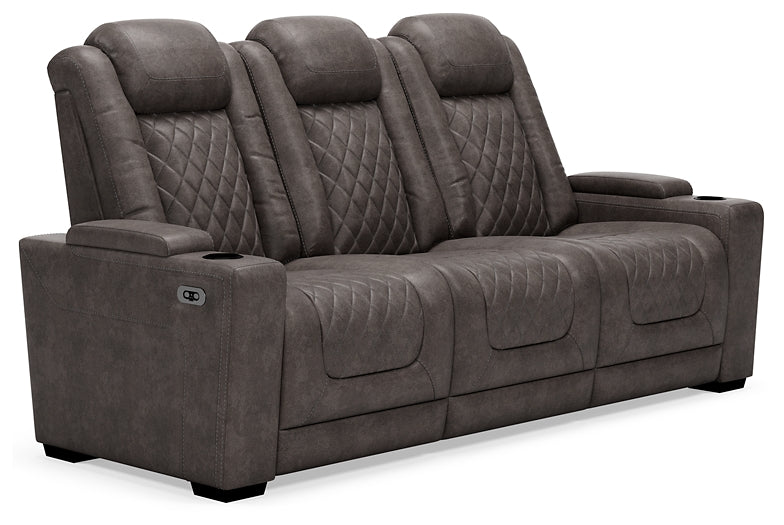 HyllMont PWR REC Sofa with ADJ Headrest