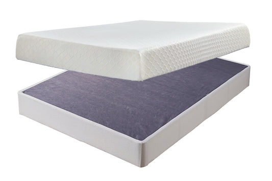 10 Inch Chime Memory Foam Mattress with Foundation