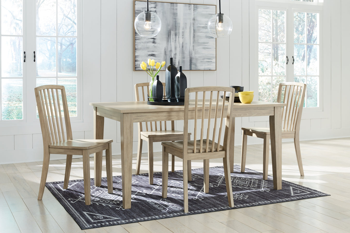 Gleanville Dining Table and 4 Chairs