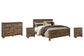 Trinell King Panel Bed with Dresser and 2 Nightstands