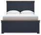 Landocken Full Panel Bed with Mirrored Dresser and 2 Nightstands