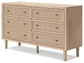 Cielden Full Panel Bed with Dresser