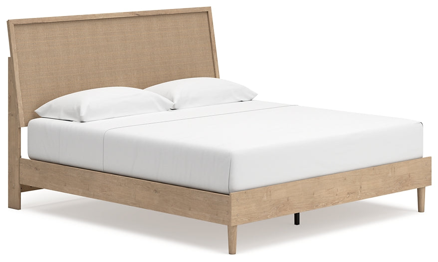 Cielden King Panel Bed with Dresser