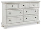 Robbinsdale King Panel Bed with Dresser