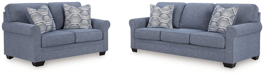 Carissa Manor Sofa and Loveseat