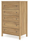 Bermacy Queen Panel Headboard with Dresser, Chest and 2 Nightstands