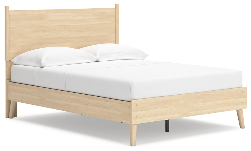 Cabinella Full Platform Panel Bed with Dresser