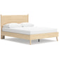 Cabinella Queen Platform Panel Bed with 2 Nightstands