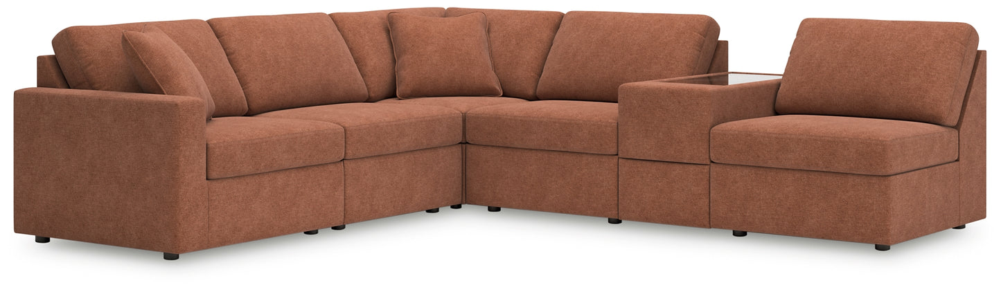 Modmax 6-Piece Sectional with Storage Console