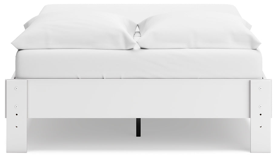 Socalle Full Platform Bed with 2 Nightstands