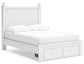 Mollviney Full Panel Storage Bed with Dresser and 2 Nightstands