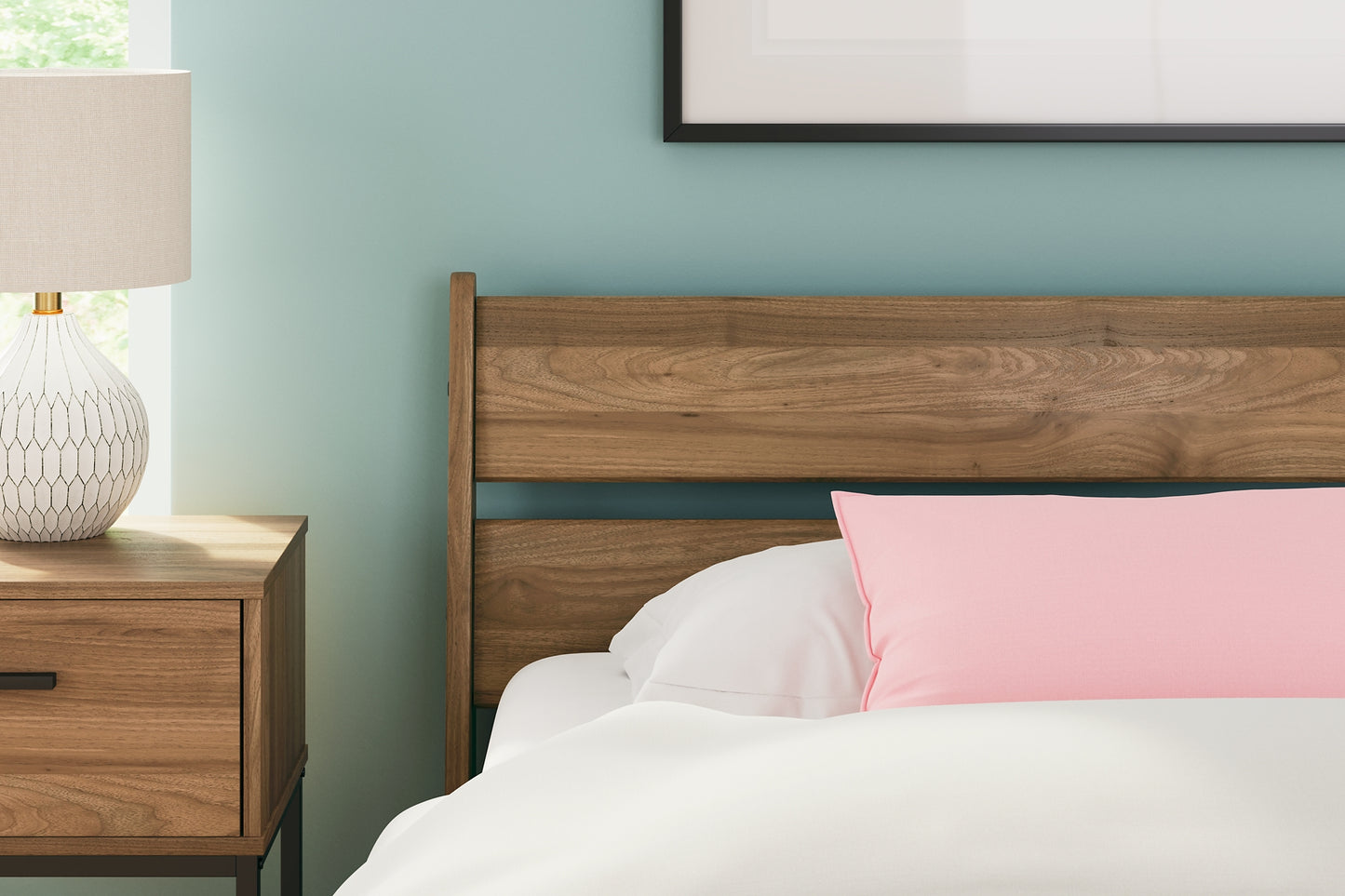 Deanlow Twin Panel Headboard with Dresser