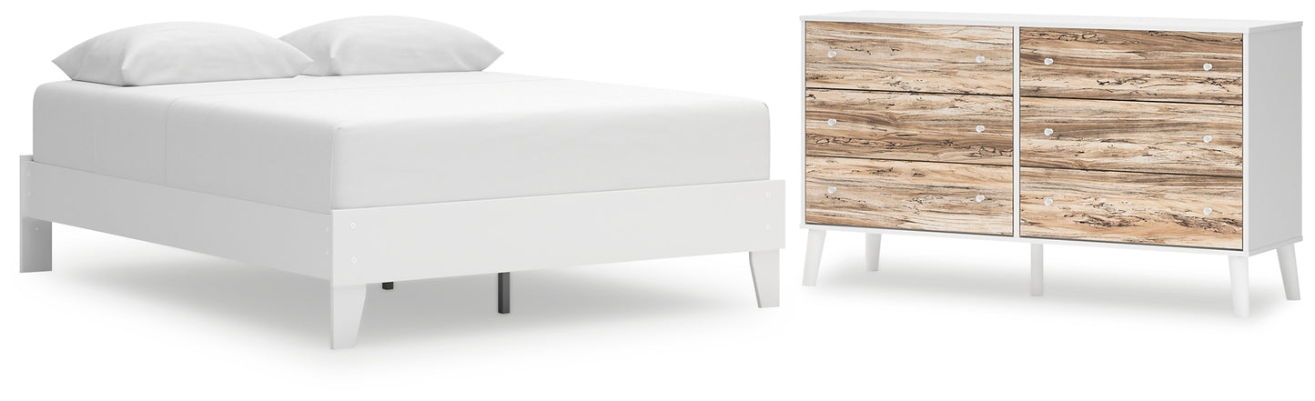 Piperton Queen Platform Bed with Dresser