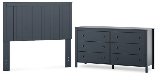 Simmenfort Full Panel Headboard with Dresser