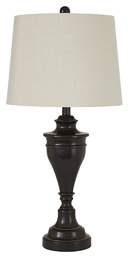 Darlita Metal Table Lamp (2/CN) Milwaukee Furniture of Chicago - Furniture Store in Chicago Serving Humbolt Park, Roscoe Village, Avondale, & Homan Square