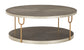 Ranoka Round Cocktail Table Milwaukee Furniture of Chicago - Furniture Store in Chicago Serving Humbolt Park, Roscoe Village, Avondale, & Homan Square