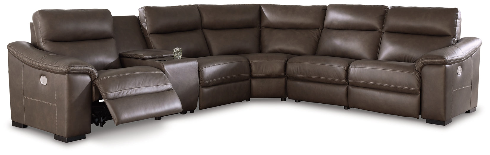 Salvatore 6-Piece Power Reclining Sectional Milwaukee Furniture of Chicago - Furniture Store in Chicago Serving Humbolt Park, Roscoe Village, Avondale, & Homan Square