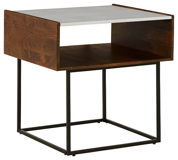 Rusitori Rectangular End Table Milwaukee Furniture of Chicago - Furniture Store in Chicago Serving Humbolt Park, Roscoe Village, Avondale, & Homan Square