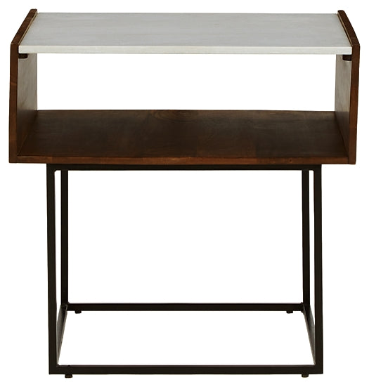 Rusitori Rectangular End Table Milwaukee Furniture of Chicago - Furniture Store in Chicago Serving Humbolt Park, Roscoe Village, Avondale, & Homan Square