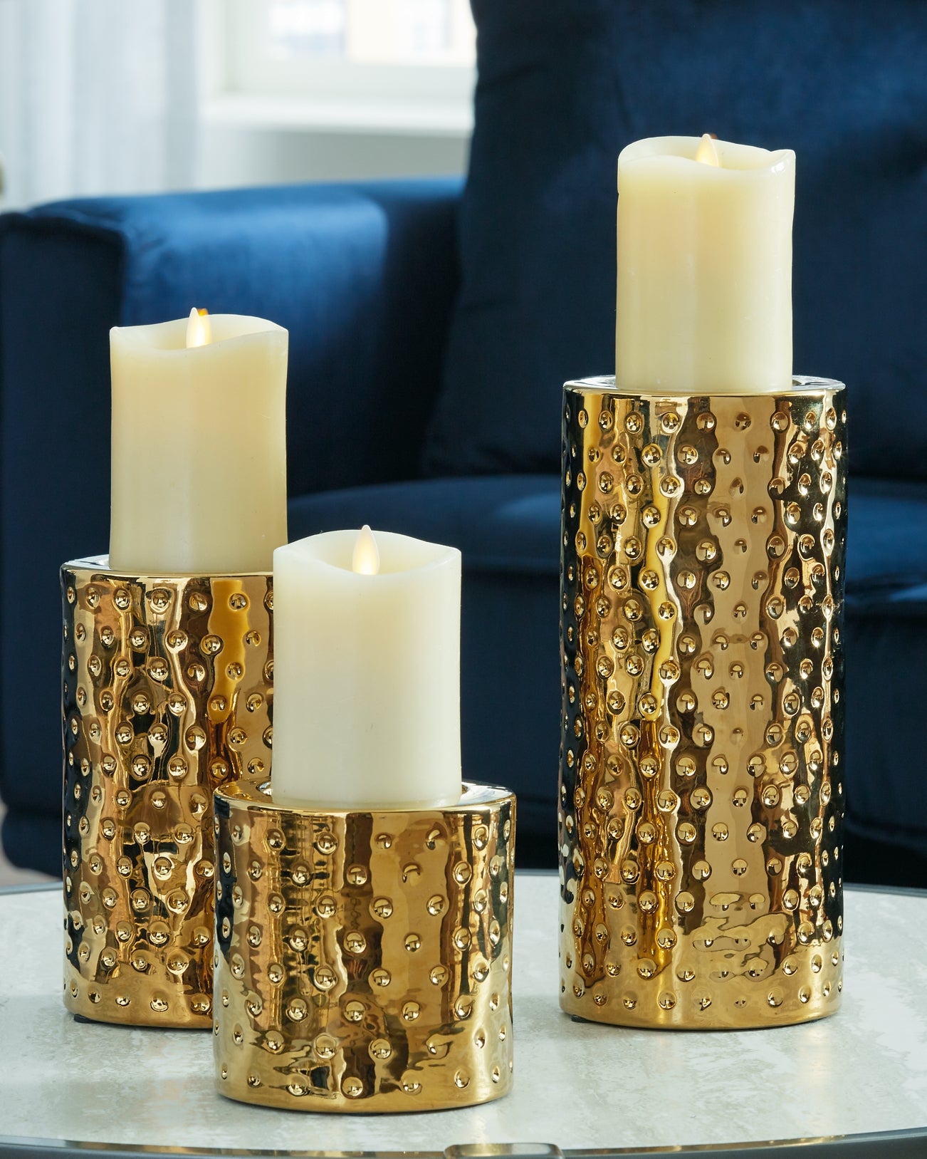 Marisa Candle Holder Set (3/CN) Milwaukee Furniture of Chicago - Furniture Store in Chicago Serving Humbolt Park, Roscoe Village, Avondale, & Homan Square