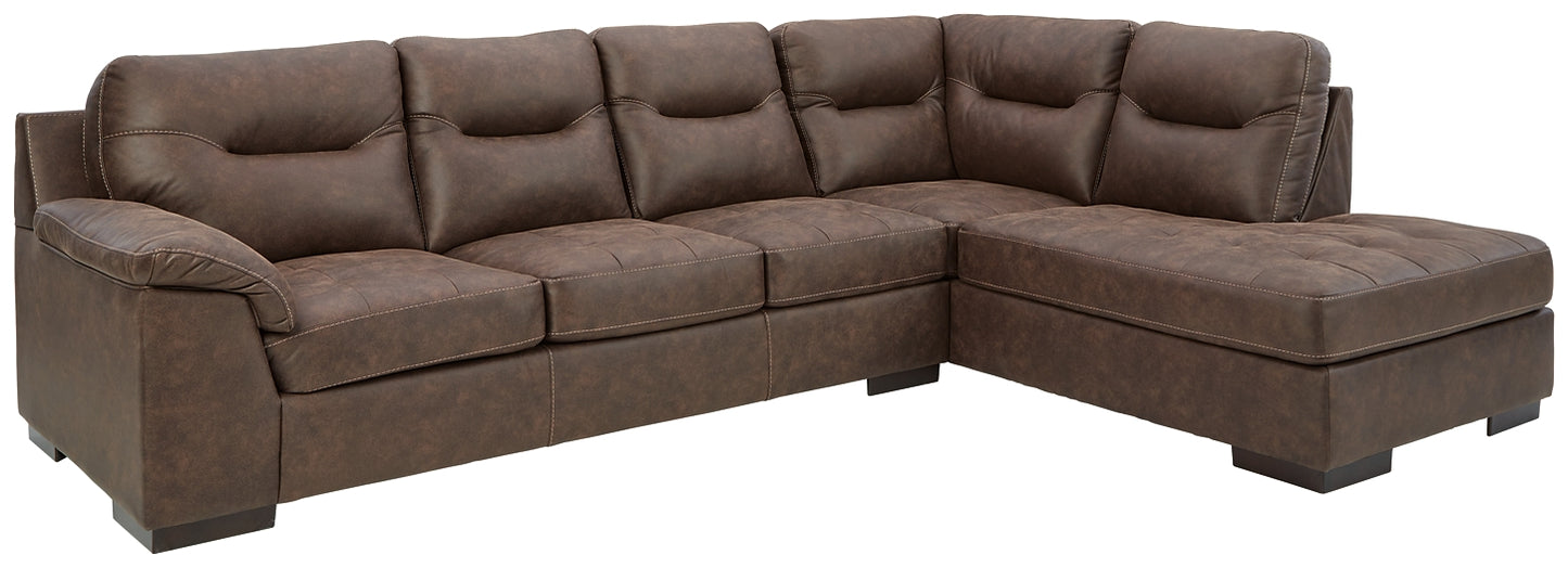 Maderla 2-Piece Sectional with Chaise Milwaukee Furniture of Chicago - Furniture Store in Chicago Serving Humbolt Park, Roscoe Village, Avondale, & Homan Square