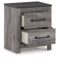 Bronyan Two Drawer Night Stand Milwaukee Furniture of Chicago - Furniture Store in Chicago Serving Humbolt Park, Roscoe Village, Avondale, & Homan Square