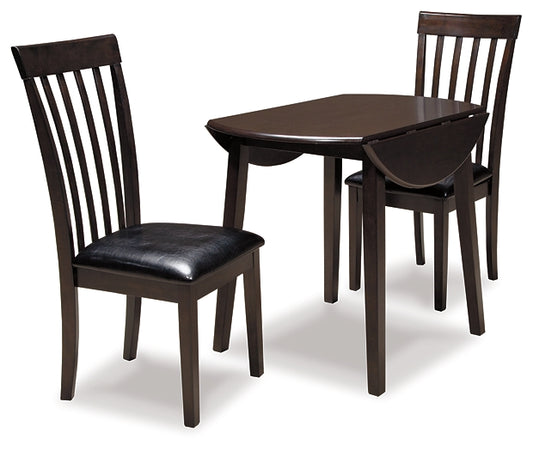 Hammis Dining Table and 2 Chairs Milwaukee Furniture of Chicago - Furniture Store in Chicago Serving Humbolt Park, Roscoe Village, Avondale, & Homan Square