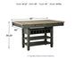 Tyler Creek Counter Height Dining Table and 4 Barstools Milwaukee Furniture of Chicago - Furniture Store in Chicago Serving Humbolt Park, Roscoe Village, Avondale, & Homan Square