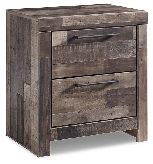 Derekson Queen Panel Bed with 4 Storage Drawers with Mirrored Dresser, Chest and 2 Nightstands Milwaukee Furniture of Chicago - Furniture Store in Chicago Serving Humbolt Park, Roscoe Village, Avondale, & Homan Square