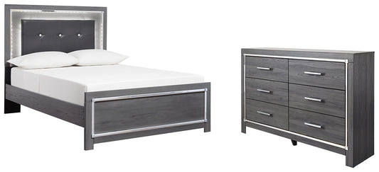 Lodanna Full Panel Bed with Dresser Milwaukee Furniture of Chicago - Furniture Store in Chicago Serving Humbolt Park, Roscoe Village, Avondale, & Homan Square