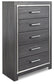 Lodanna Full Panel Bed with 2 Storage Drawers with Mirrored Dresser and Chest Milwaukee Furniture of Chicago - Furniture Store in Chicago Serving Humbolt Park, Roscoe Village, Avondale, & Homan Square