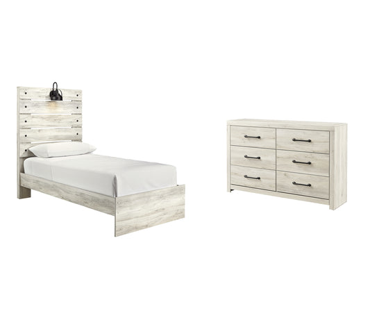 Cambeck Twin Panel Bed with Dresser Milwaukee Furniture of Chicago - Furniture Store in Chicago Serving Humbolt Park, Roscoe Village, Avondale, & Homan Square