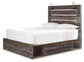 Drystan Queen Panel Bed with 4 Storage Drawers with Dresser Milwaukee Furniture of Chicago - Furniture Store in Chicago Serving Humbolt Park, Roscoe Village, Avondale, & Homan Square