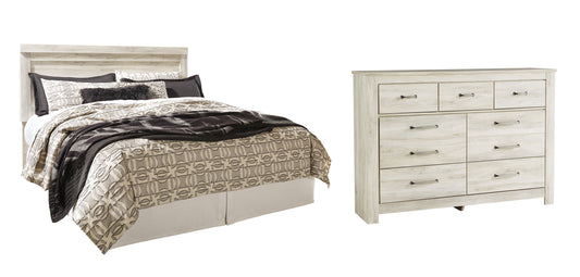 Bellaby Queen Panel Headboard with Dresser Milwaukee Furniture of Chicago - Furniture Store in Chicago Serving Humbolt Park, Roscoe Village, Avondale, & Homan Square