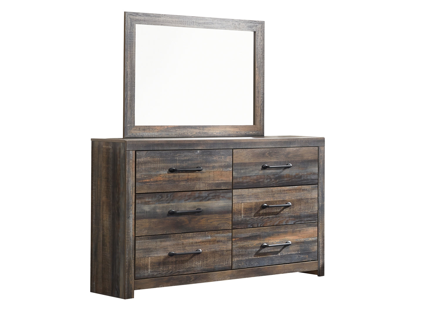 Drystan Full Bookcase Headboard with Mirrored Dresser and Chest Milwaukee Furniture of Chicago - Furniture Store in Chicago Serving Humbolt Park, Roscoe Village, Avondale, & Homan Square