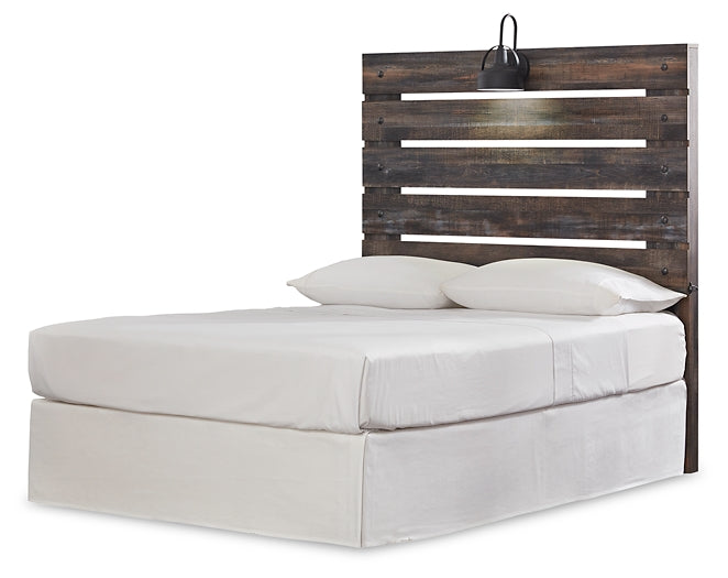 Drystan Full Panel Headboard with Mirrored Dresser and Chest Milwaukee Furniture of Chicago - Furniture Store in Chicago Serving Humbolt Park, Roscoe Village, Avondale, & Homan Square