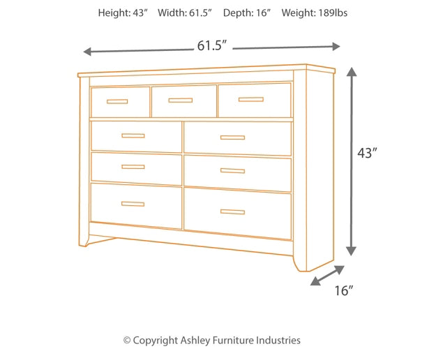 Zelen Full Panel Headboard with Dresser Milwaukee Furniture of Chicago - Furniture Store in Chicago Serving Humbolt Park, Roscoe Village, Avondale, & Homan Square