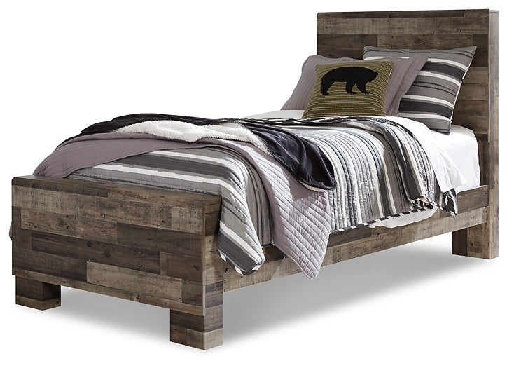 Derekson Twin Panel Bed with Dresser Milwaukee Furniture of Chicago - Furniture Store in Chicago Serving Humbolt Park, Roscoe Village, Avondale, & Homan Square