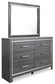 Lodanna Full Upholstered Panel Headboard with Mirrored Dresser and 2 Nightstands Milwaukee Furniture of Chicago - Furniture Store in Chicago Serving Humbolt Park, Roscoe Village, Avondale, & Homan Square