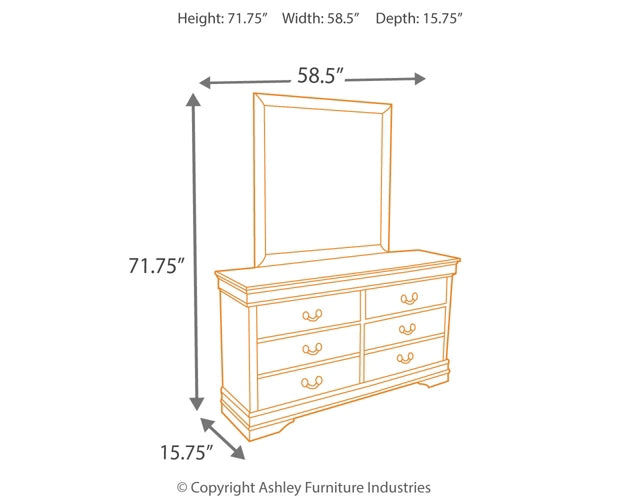 Alisdair Queen Sleigh Bed with Mirrored Dresser Milwaukee Furniture of Chicago - Furniture Store in Chicago Serving Humbolt Park, Roscoe Village, Avondale, & Homan Square