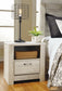 Bellaby Queen Crossbuck Panel Bed with Mirrored Dresser and 2 Nightstands Milwaukee Furniture of Chicago - Furniture Store in Chicago Serving Humbolt Park, Roscoe Village, Avondale, & Homan Square