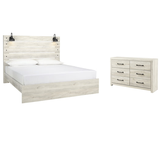 Cambeck Queen Panel Bed with Dresser Milwaukee Furniture of Chicago - Furniture Store in Chicago Serving Humbolt Park, Roscoe Village, Avondale, & Homan Square