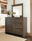 Juararo King/California King Panel Headboard with Mirrored Dresser, Chest and Nightstand Milwaukee Furniture of Chicago - Furniture Store in Chicago Serving Humbolt Park, Roscoe Village, Avondale, & Homan Square