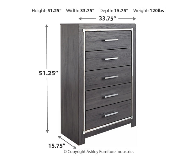 Lodanna Queen Panel Bed with Mirrored Dresser and Chest Milwaukee Furniture of Chicago - Furniture Store in Chicago Serving Humbolt Park, Roscoe Village, Avondale, & Homan Square