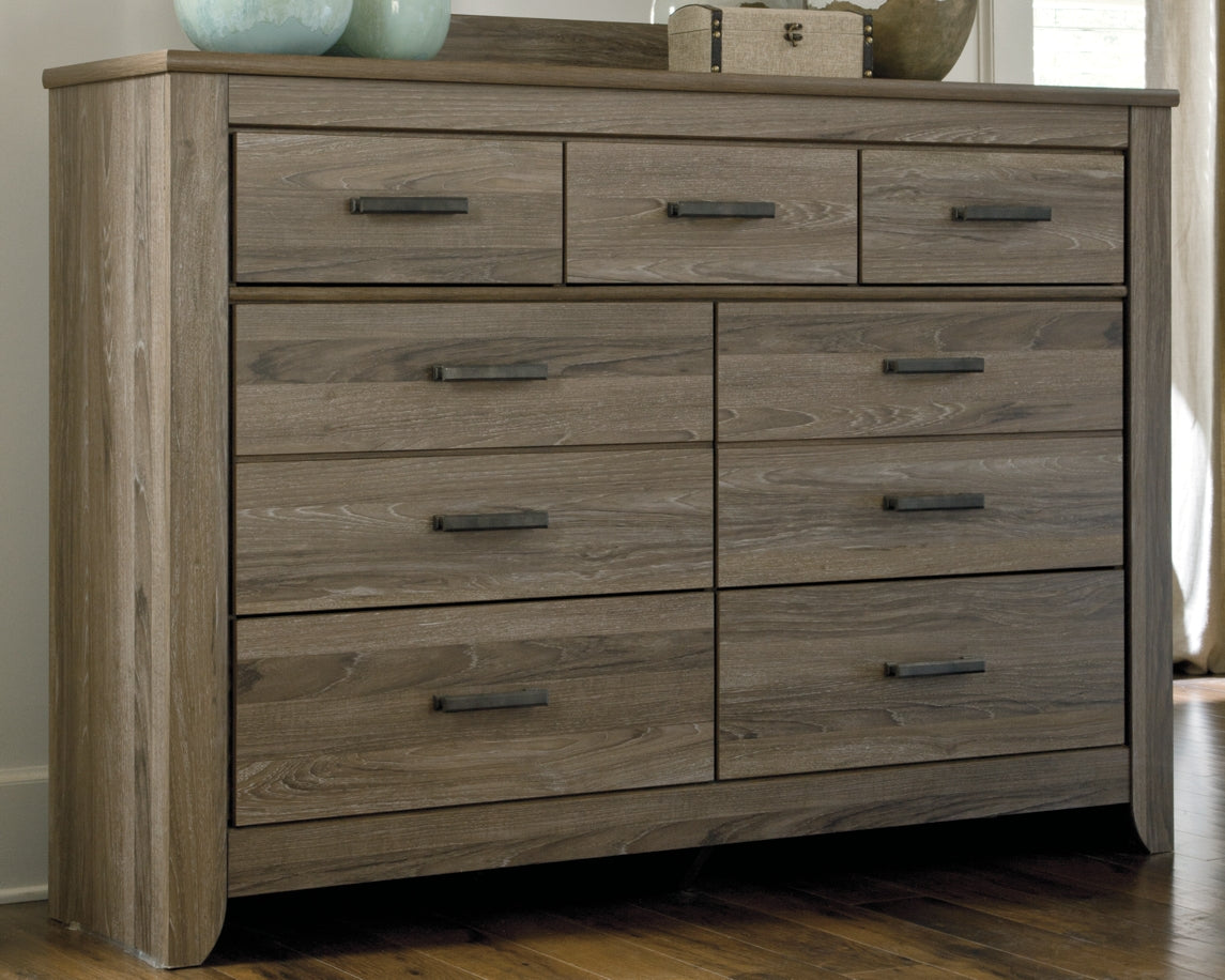 Zelen Full Panel Bed with Dresser Milwaukee Furniture of Chicago - Furniture Store in Chicago Serving Humbolt Park, Roscoe Village, Avondale, & Homan Square