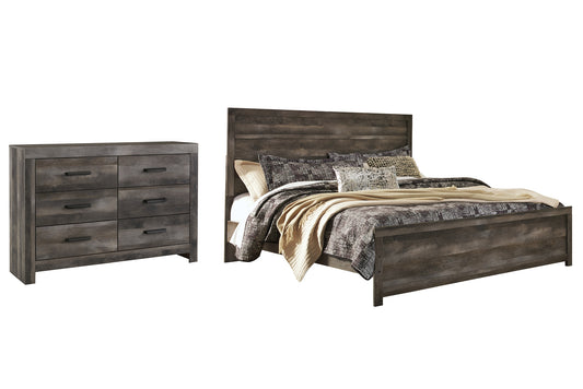 Wynnlow King Panel Bed with Dresser Milwaukee Furniture of Chicago - Furniture Store in Chicago Serving Humbolt Park, Roscoe Village, Avondale, & Homan Square