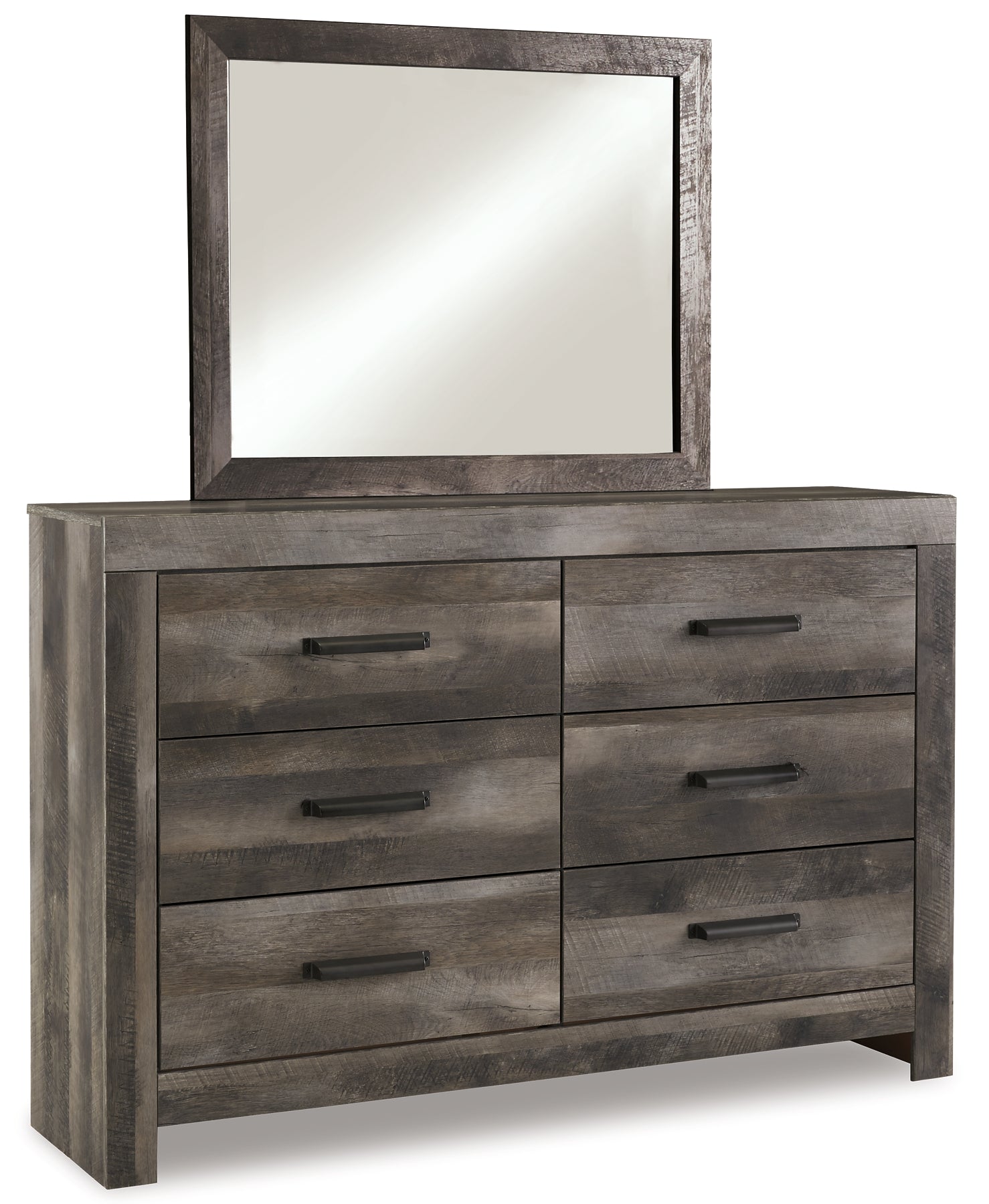 Wynnlow King Panel Bed with Mirrored Dresser Milwaukee Furniture of Chicago - Furniture Store in Chicago Serving Humbolt Park, Roscoe Village, Avondale, & Homan Square