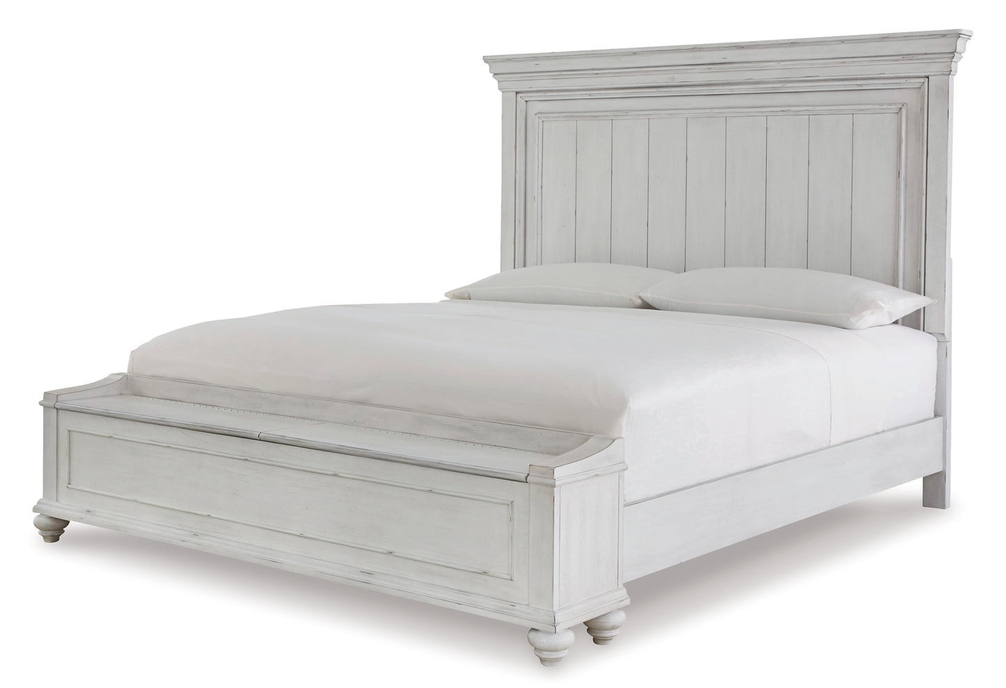 Kanwyn King Panel Bed with Storage with Mirrored Dresser and Chest Milwaukee Furniture of Chicago - Furniture Store in Chicago Serving Humbolt Park, Roscoe Village, Avondale, & Homan Square