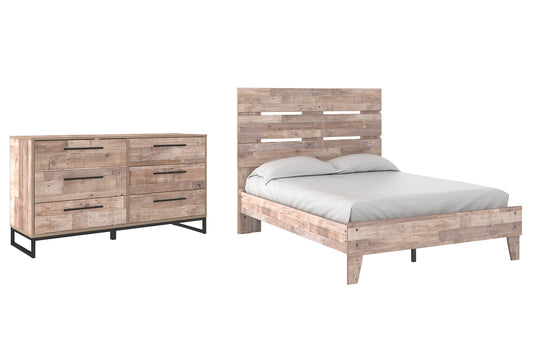 Neilsville Full Platform Bed with Dresser Milwaukee Furniture of Chicago - Furniture Store in Chicago Serving Humbolt Park, Roscoe Village, Avondale, & Homan Square