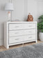 Altyra Queen Panel Bookcase Bed with Dresser Milwaukee Furniture of Chicago - Furniture Store in Chicago Serving Humbolt Park, Roscoe Village, Avondale, & Homan Square